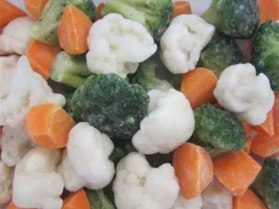 Quick-frozen vegetables